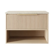 Merewether 750mm Wall Hung Single Vanity with Solid Surface Countertop